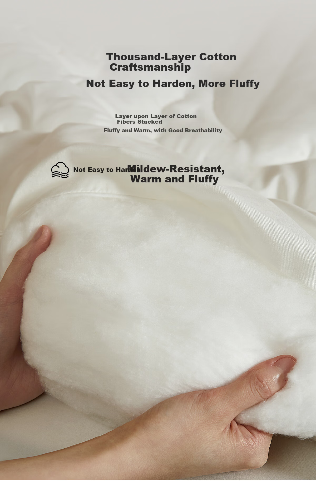 MIDO HOUSE Mingdu Pure Cotton Mattress Protector Tatami Mattress Pad for Student Dormitory, Thickened Version, 150*200cm 10