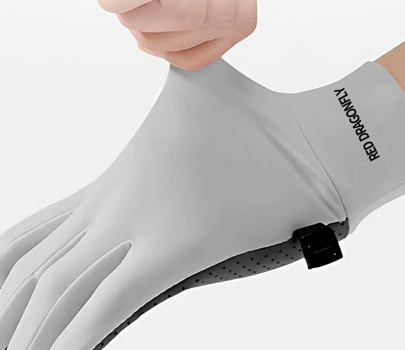 RED DRAGONFLY Unisex Summer Sunscreen Cycling Gloves Thin Breathable Non-Slip Outdoor Sports Delivery Gloves 13