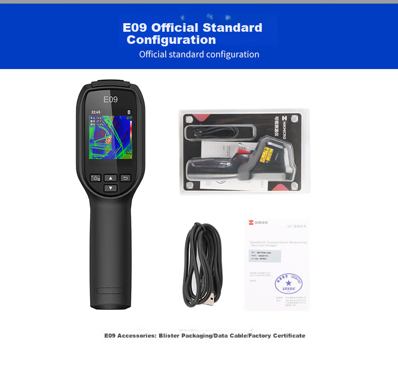 HIKMICRO Thermal Imager High-Definition Infrared Thermal Camera Temperature Measurement Night Vision Floor Heating Inspection Leak Detector E06 18