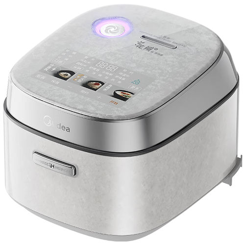 Midea Petal Pro 2.0 IH Heating Rice Cooker 5L for 4-5 People Pure Titanium 0 Coating Household Stomach-Friendly Firewood Rice Cooker MB-50HB9T