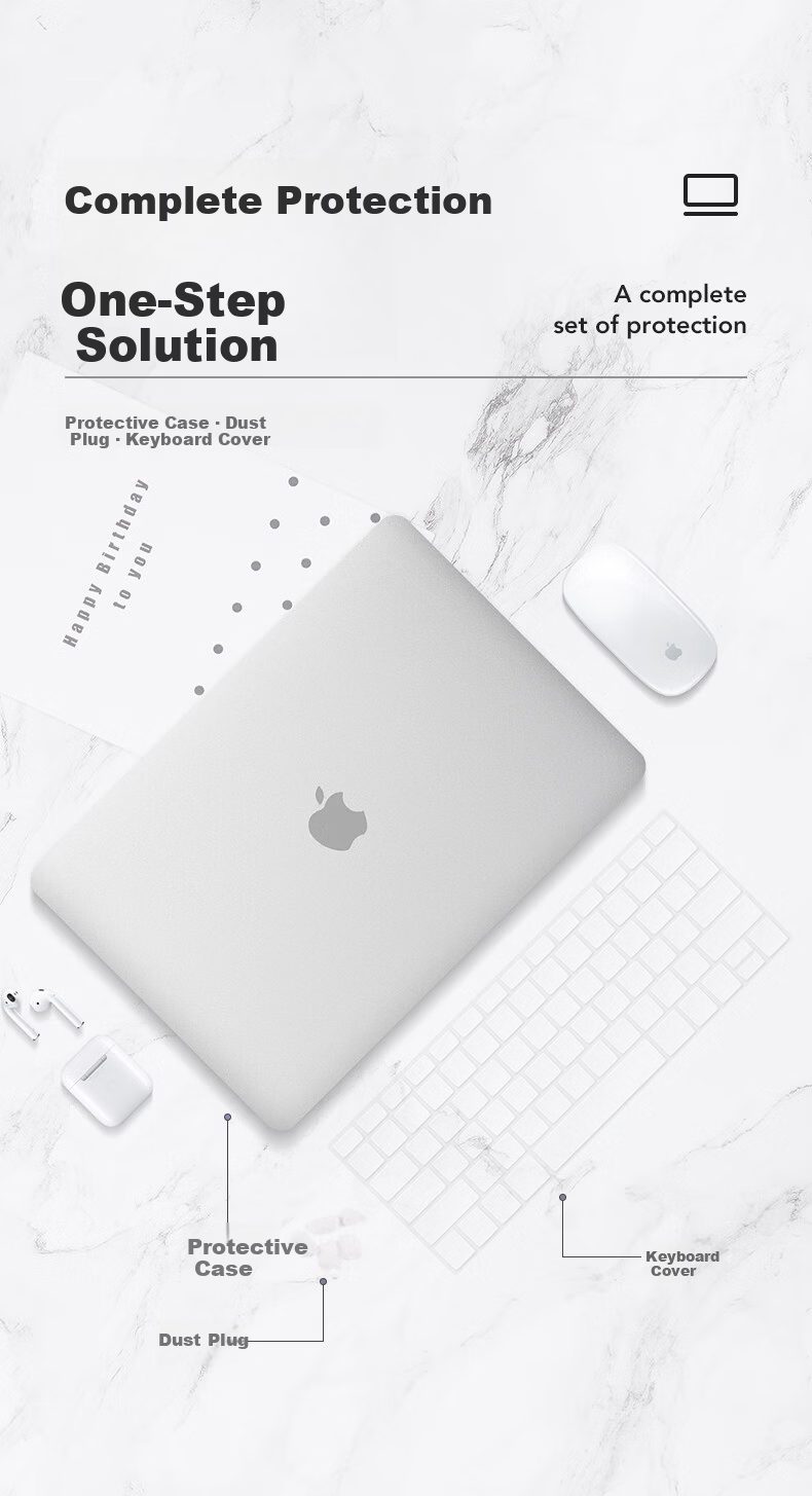 DIY Workshop Matte Case Protective Cover for Apple MacBook Pro 16 M5/M4/M3/M2/M1 MAX Ultra-Thin Frosted Matte Shell 2