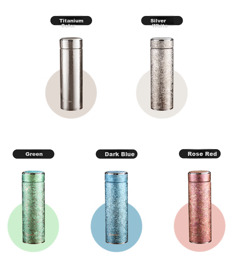IMOGY Pure Titanium Insulated Double-Layer Tea Separation Cup High-Value Business Portable Car Water Bottle 13