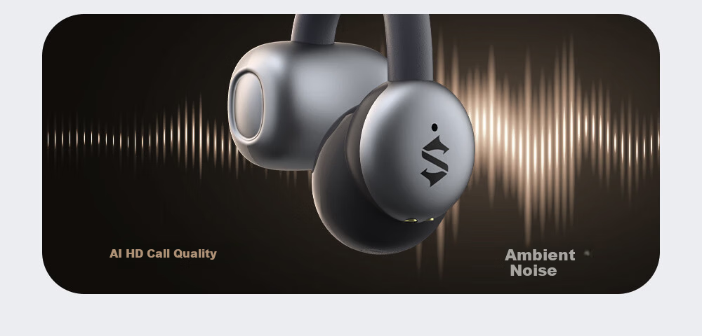 Black Shark Fengming Clip-on Bluetooth Earphones [National Subsidy] Open Wireless Running Sports Call Noise Cancelling Non-In-Ear Compatible with Huawei Xiaomi Apple iPhone 17 11