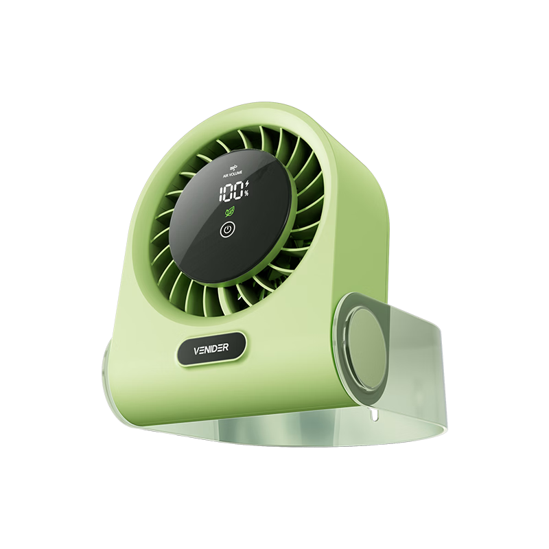 PolarBees Arctic Bee 100-Speed Hurricane Negative Ion Purification Desktop Portable Circulating Fan Silent Office Student Dorm USB Rechargeable Long Battery Life