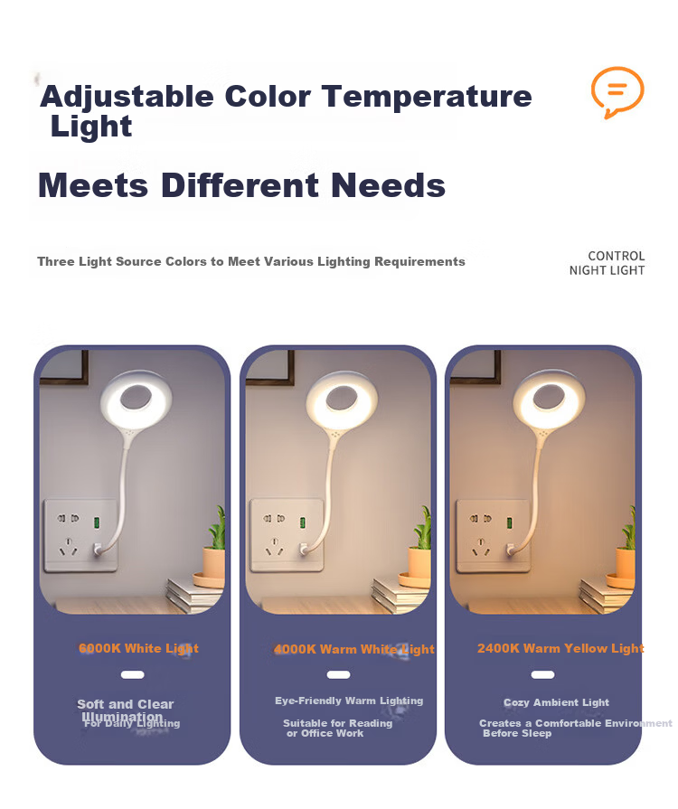 Dengling Plug-in Energy-saving Night Wall Lamp Baby Feeding Eye Protection Children's Sleep Companion Remote Control Bedside Bedroom Sleep Lamp 6