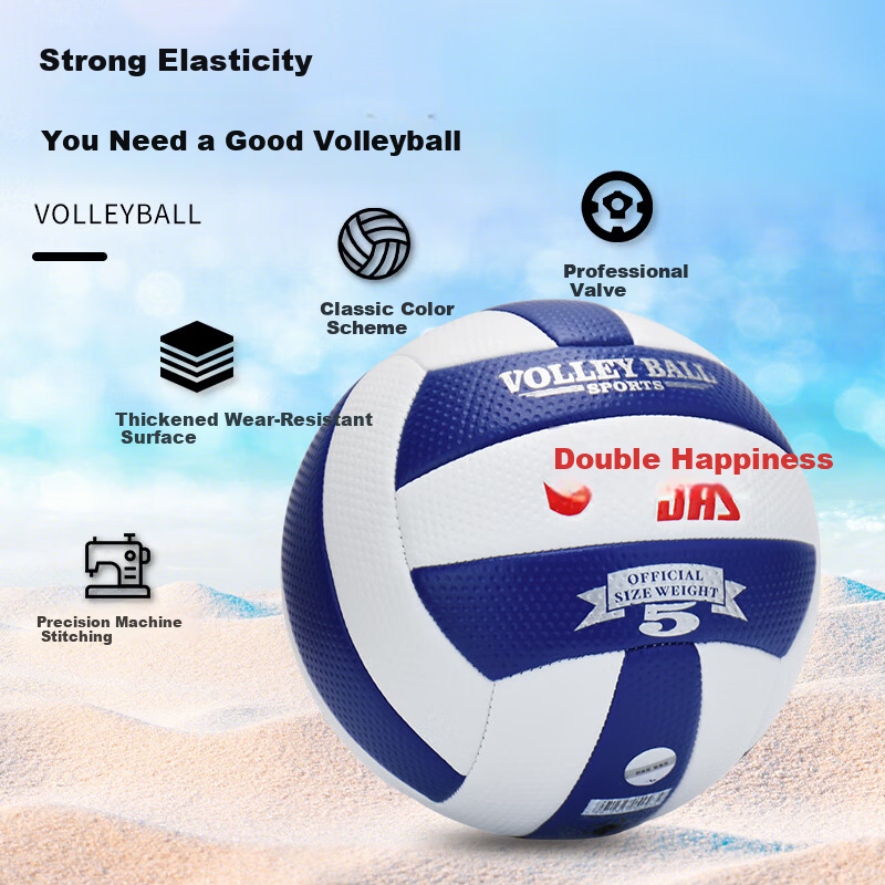 DHS FV512 Official Match Volleyball No.5 for Middle School Exam Training, Children and Students Unisex