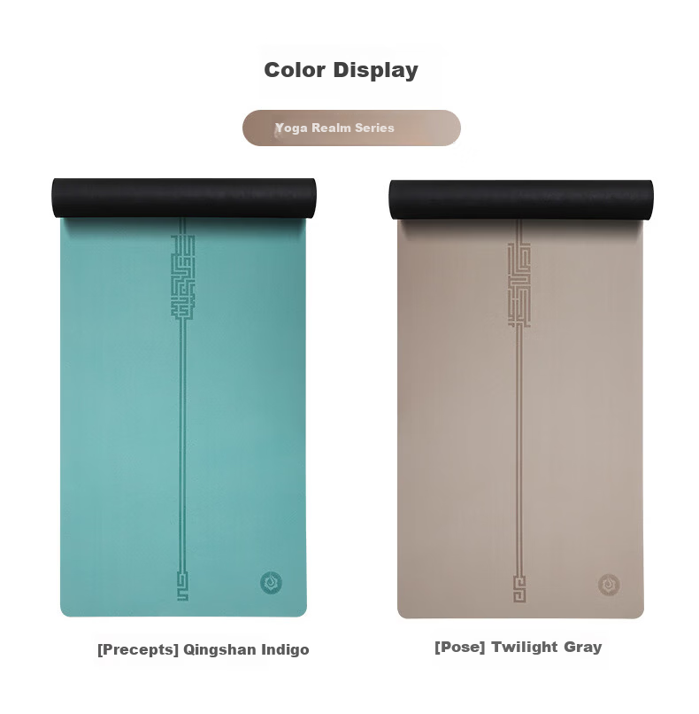 Hata Yoga Mat for Women, Home Use, Natural Rubber, Non-Slip, Soundproof, Shock-Absorbing, Aerobics Professional Thickened Silent Exercise Mat 9