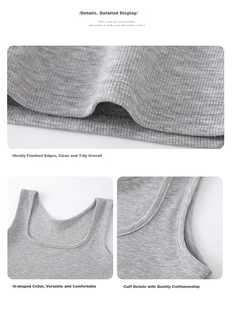 Langsha Wide Strap Camisole Vest for Women 2026 New Large U-Neck Slim Fit Breast Coverage Outerwear Slimming Base Top 13
