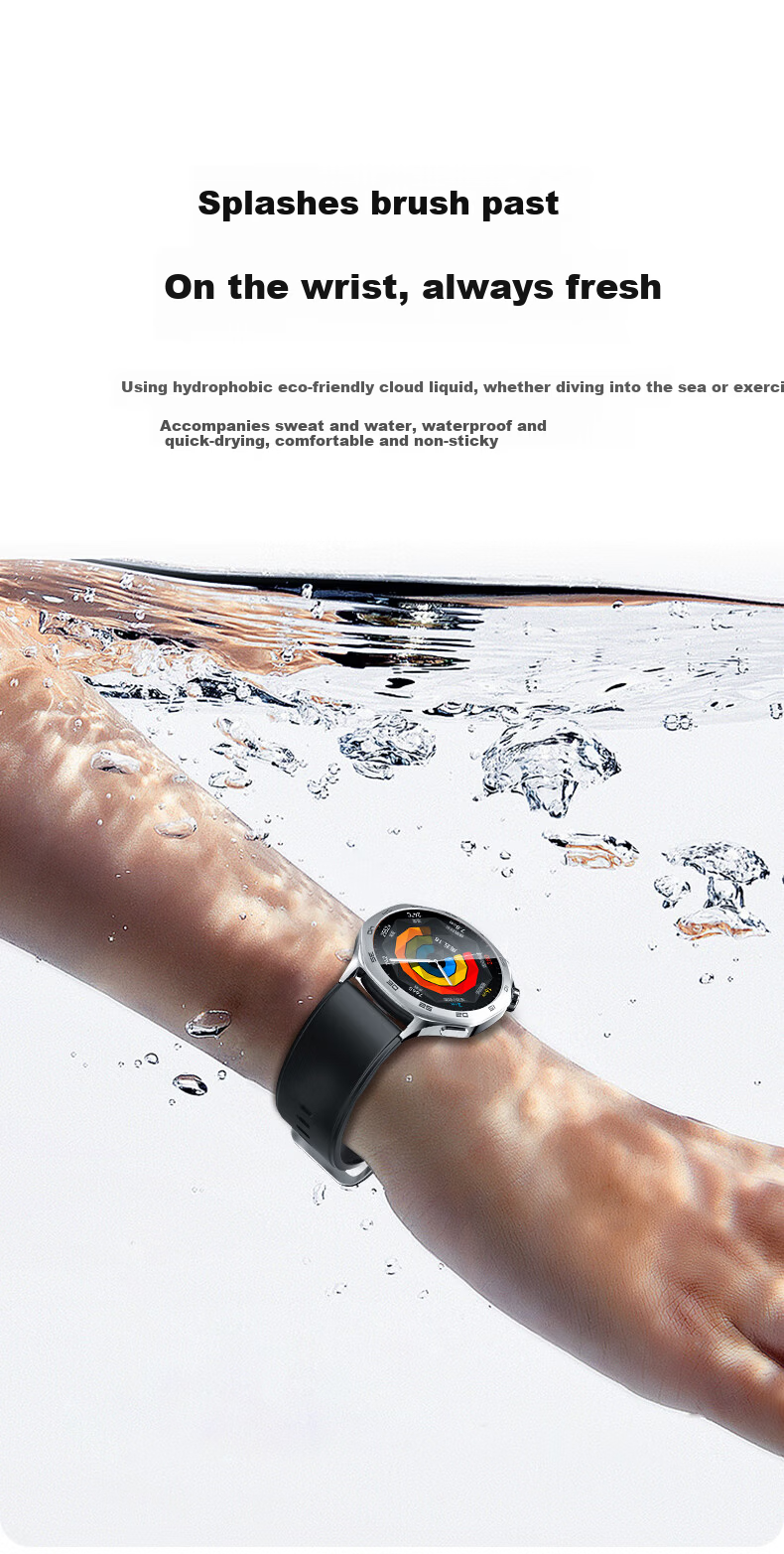 CangHua Silicone Watch Band for Huawei Watch5/Watch4 Pro/Watch3/GT6/GT6 Pro/GT5/GT4/GT3 Pro/GT2 Men's Sports Strap Gray 10
