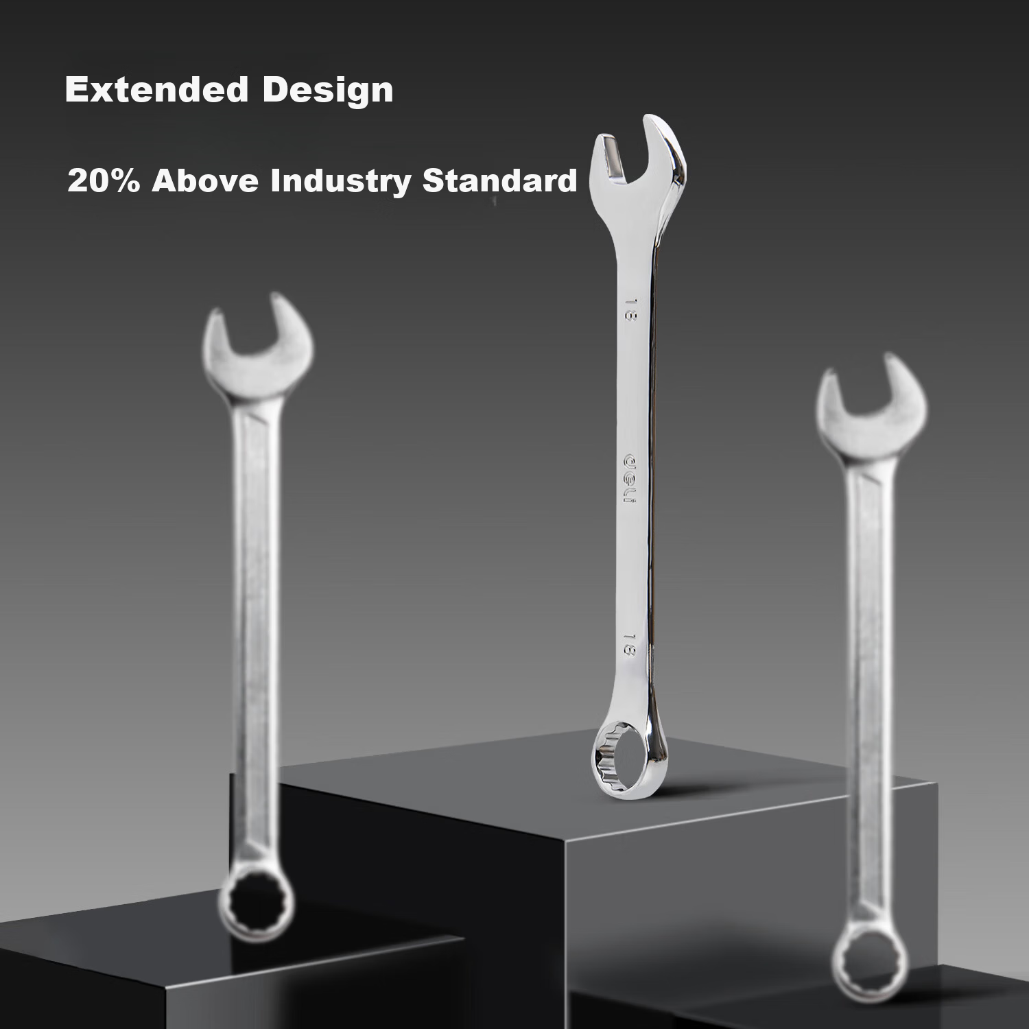 Deli Open-End Combination Wrench 14+1 Cloth Bag Set Multi-Functional Labor-Saving Quick Auto Repair Mechanical Maintenance Tool