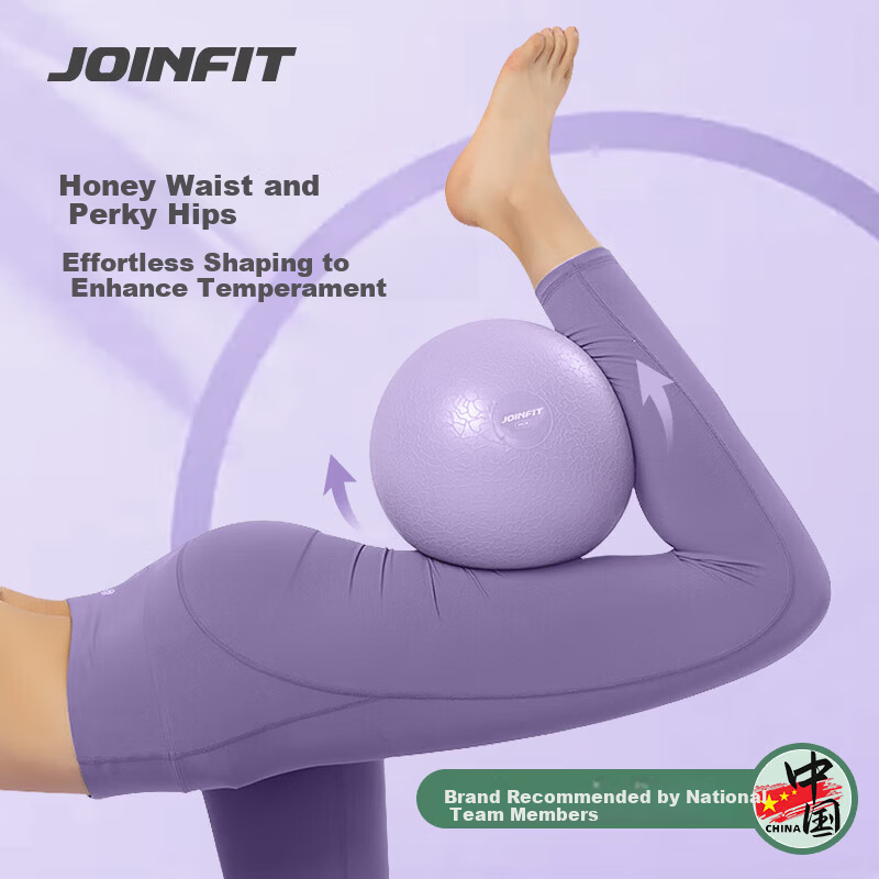 JOINFIT Pilates Ball Mini Anti-Burst Yoga Fitness Training Balance Rose Purple 25cm F.F.005H-J