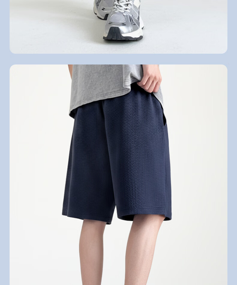 Warrior Men's Casual Shorts Summer New Ice Silk Quick-Dry Sports Five-Point Pants Men's Outdoor Mid-Length Shorts Black L 20