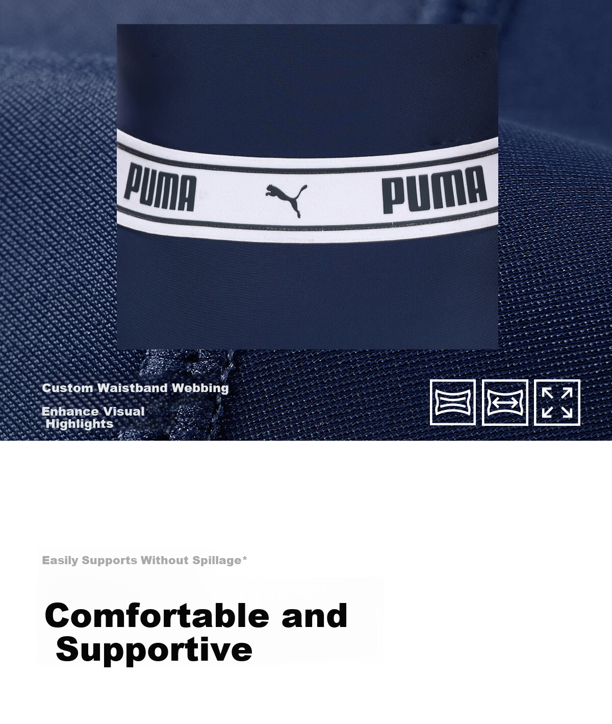 PUMA One-Piece Swimsuit for Women, Boyshort Style, Antibacterial, Sun Protection, High-End Look, Conservative, Slimming, Suitable for Hot Springs And Vacation, Athletic Swimwear 13