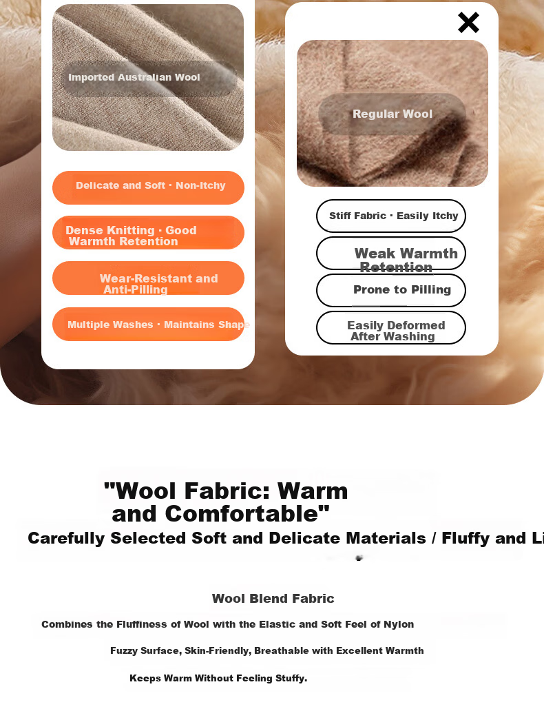 Mengyangwang Women's Thin Wool Pants Slim Fit Warm Leggings High Waist Outerwear Suitable Autumn Winter Thermal Underwear 10