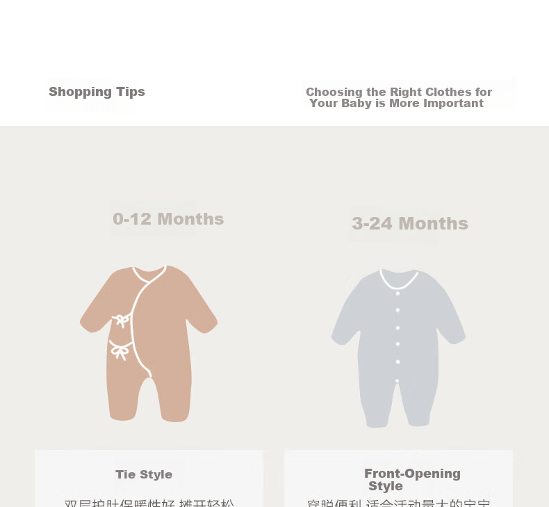 Guaiqi Bear Newborn Pure Cotton One-Piece Spring and Autumn Pajamas Monk Suit Baby Seamless Romper Crawling Suit 14