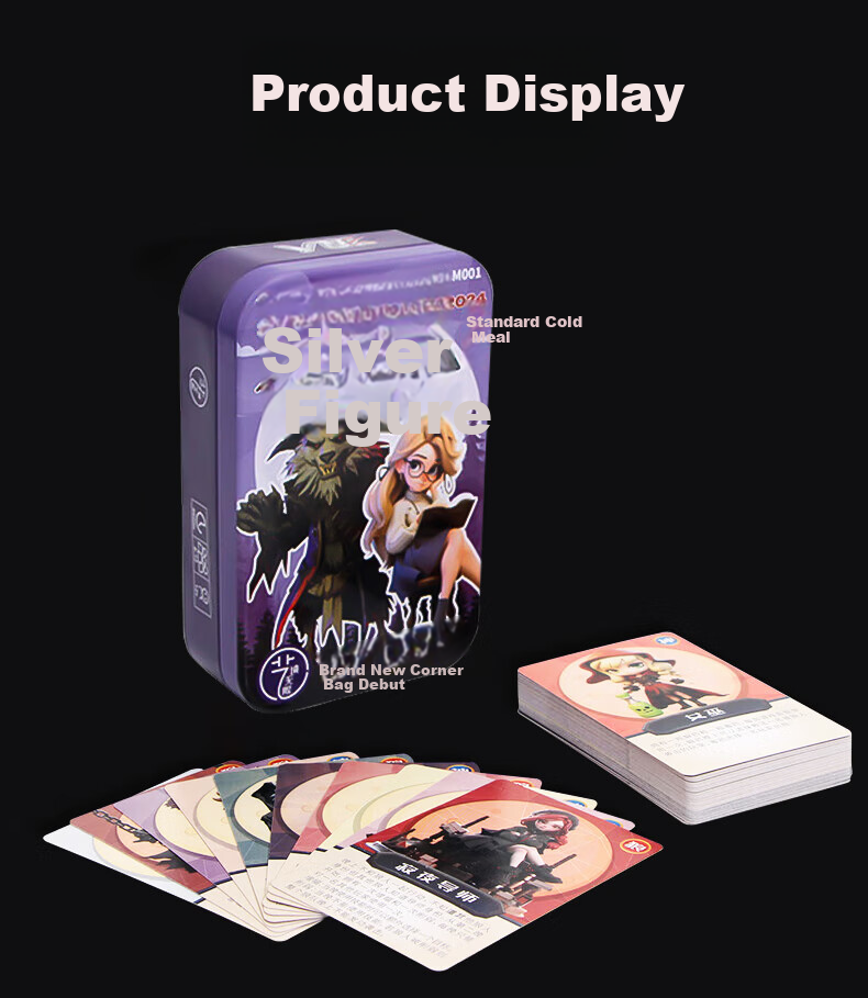 QCF Werewolf Gold Collector's Edition: Night Falls, Close Your Eyes, Party Entertainment, Large Tabletop Game Cards, PVC Plastic 5