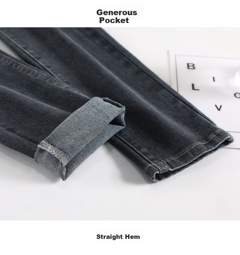 LangSha Women's High-Waist Skinny Stretch Denim Jeans Spring Autumn Slim Fit Pencil Pants 20