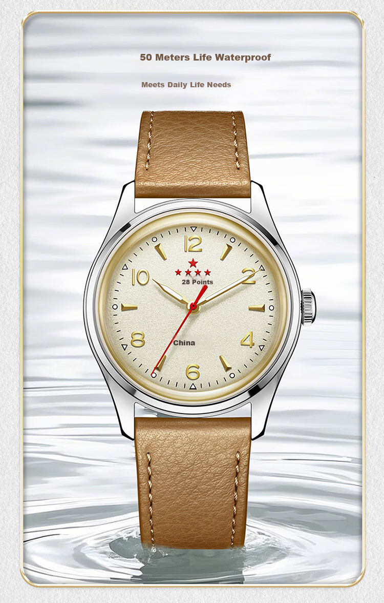 SEAGULL Men's Automatic Mechanical Watch Five-Star Men's Watch Birthday Gift 1955 JD Special Edition Gift Box 26
