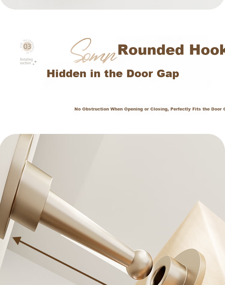 Ecoco Suction Cup Hook Door Hanging Strong Adhesive No Drilling Bathroom Kitchen Entryway Key and Hat Rack 25228 White 9