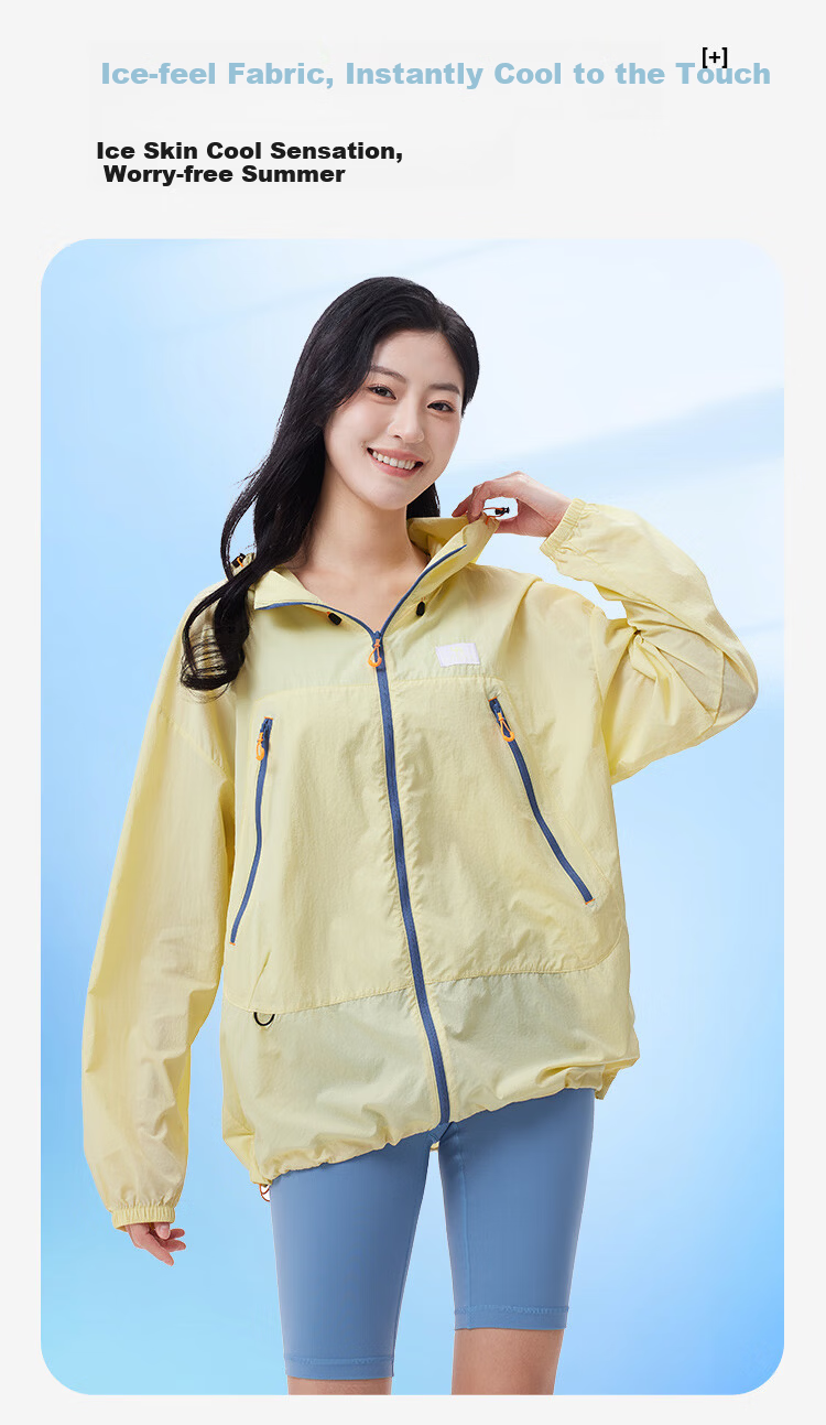 CAMEL Explorer Outdoor Original Yarn Sun Protection Jacket UV Protection Summer Cooling Sunproof Shirt 0001 S 4