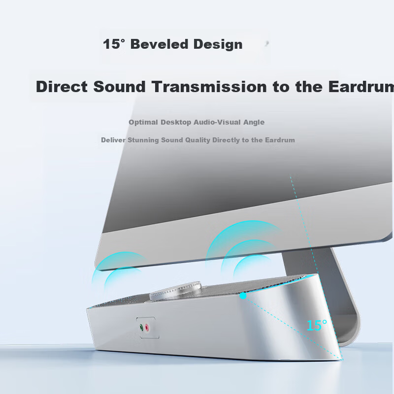 SADA Microphone Computer Speaker Headset All-in-One Desktop Home Desktop Bluetooth Speaker USB Wired Multimedia Subwoofer Laptop Speaker 3