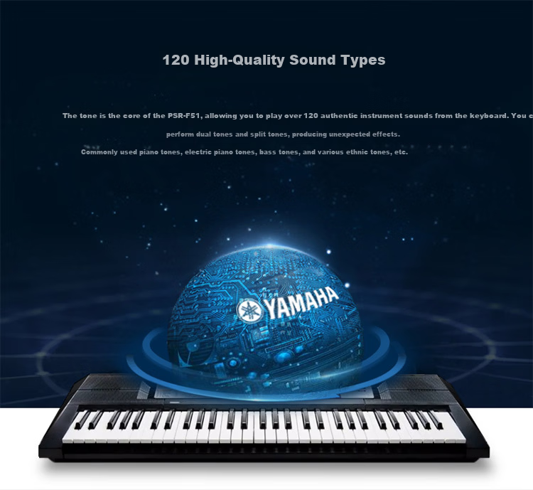 YAMAHA (YAMAHA) PSR-F52, Suitable for Children And Adults, Beginner-Friendly Electronic Keyboard for Entertainment And Performance 8