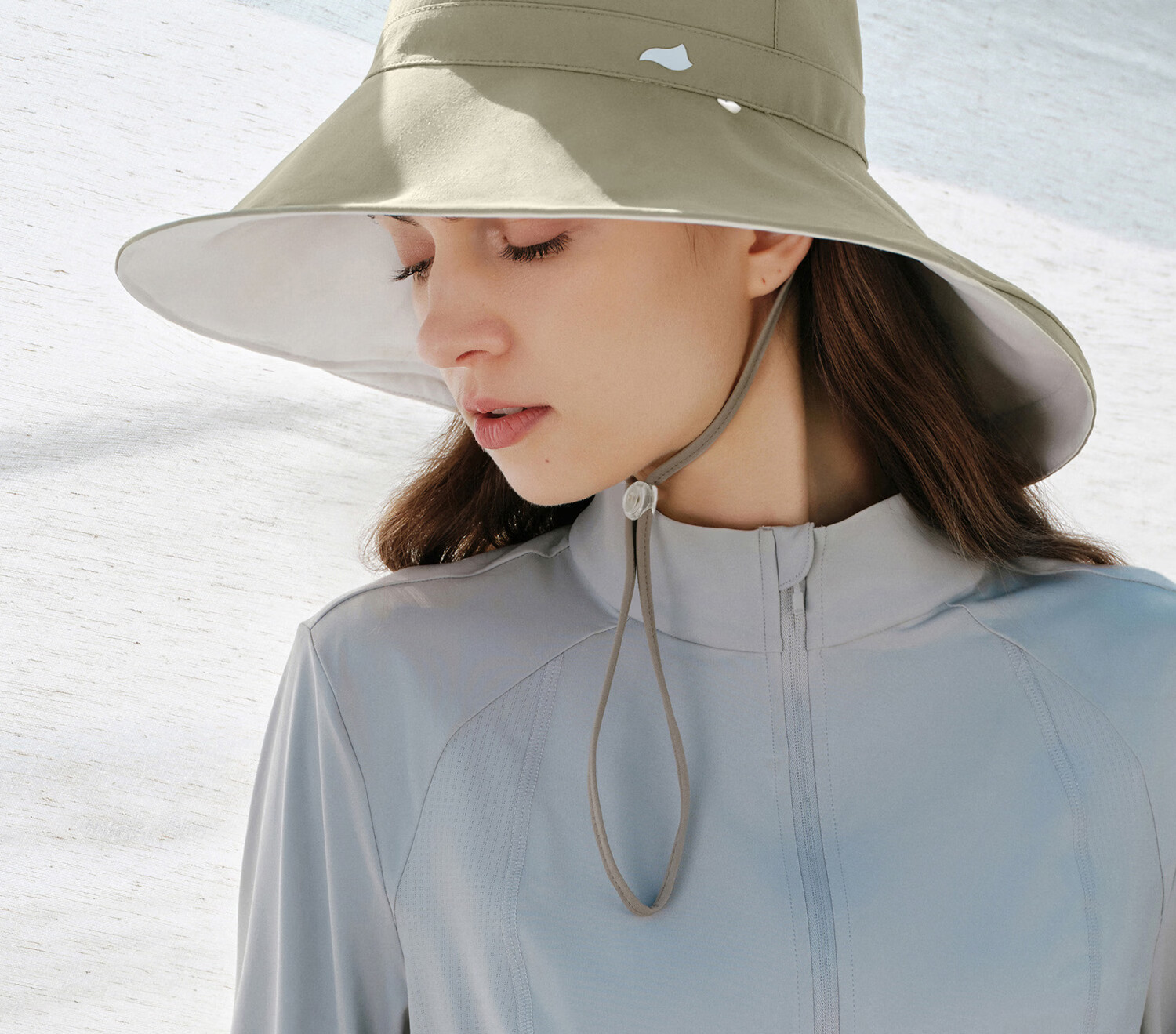 FANCET Wide Brim Sun Hat for Women Summer Reversible Cooling UV Protection Fisherman Hat Japanese Style Simple Sunshade Hat 32