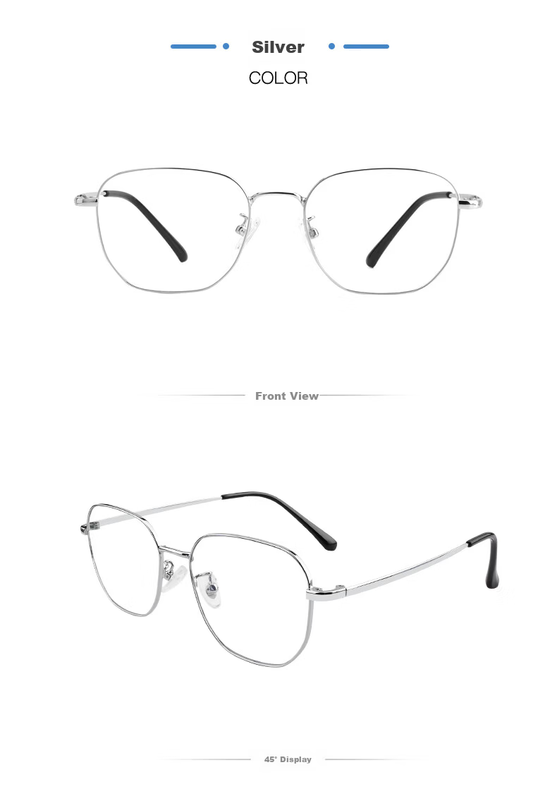 Gameking Blue Light Blocking Anti-Radiation Eyeglass Frame for Men and Women, Prescription Ready, Model 8206 Black 14
