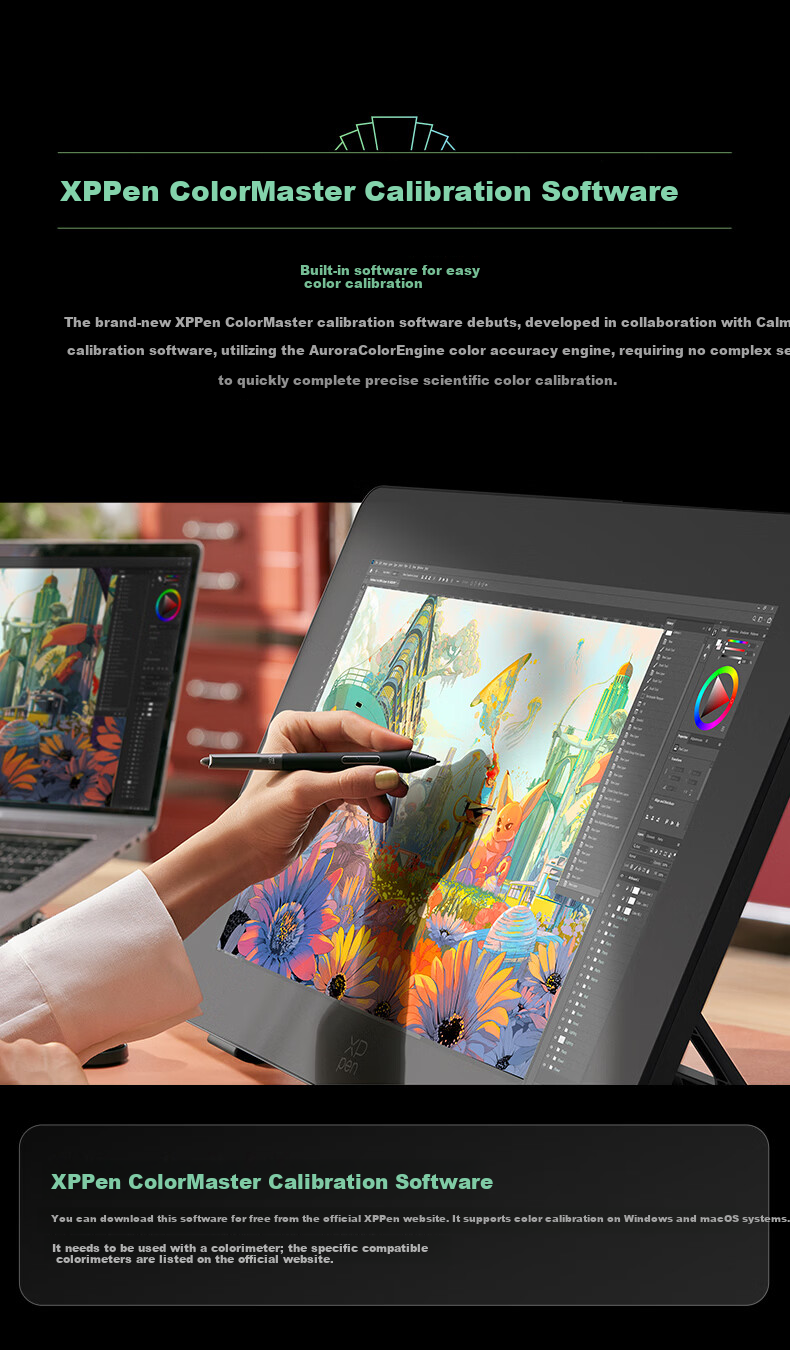 XP-Pen Professional Drawing Tablet Digital Screen Pen Display Graphics Tablet Handwriting Electronic Drawing Board Magic Drawing Pad 6