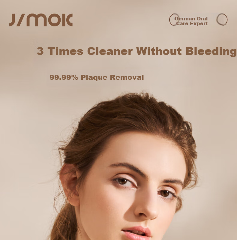 JIMOK German Portable Oral Irrigator Dental Cleaner Efficient Non-Bleeding Orthodontic Special Women's Day Gift S2 Gradient Pink 5
