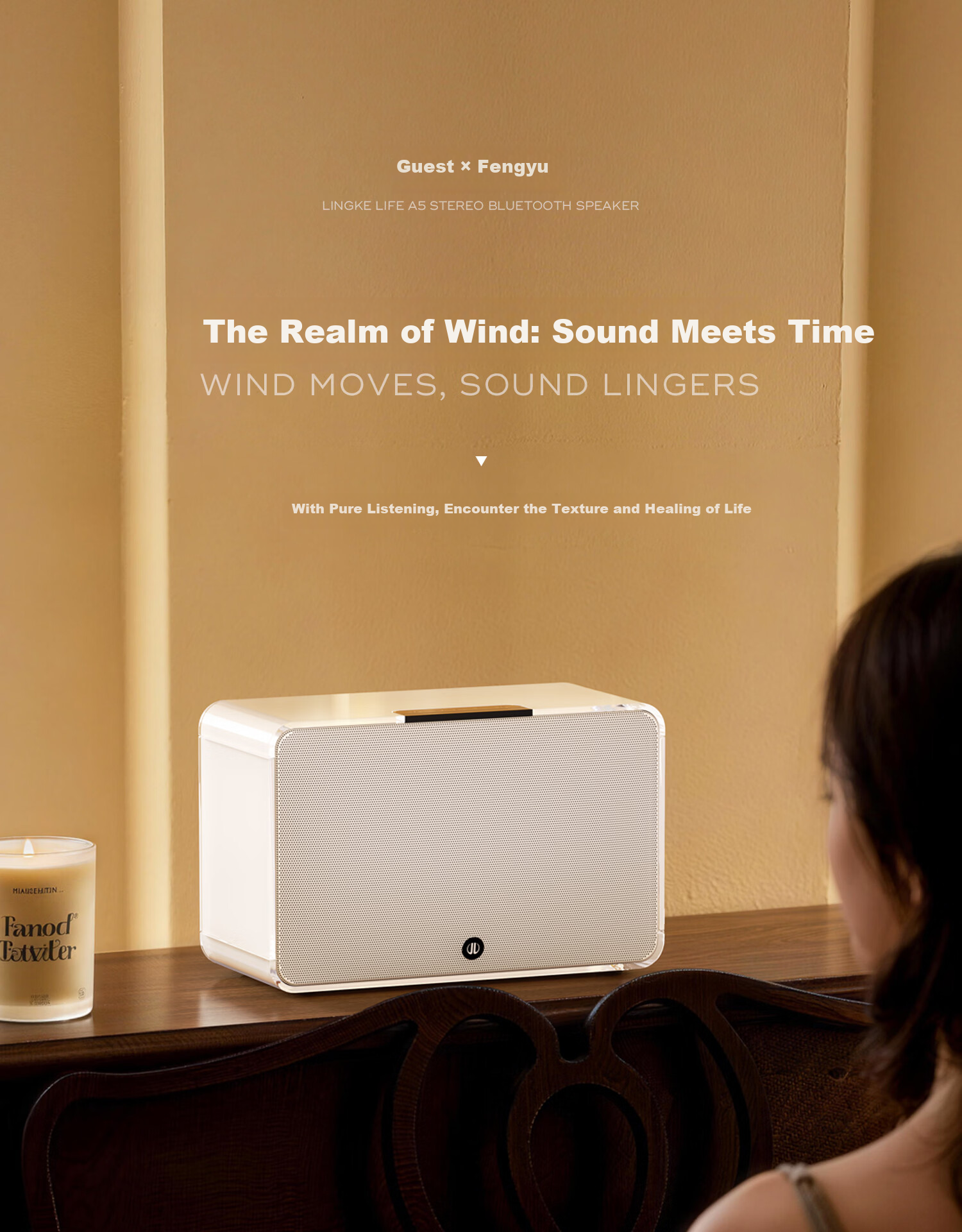 Lingke Fengyu A5 Stereo Bass Bluetooth Speaker HIFI High-Quality Bluetooth Sound Active Home Desktop Speaker Practical Birthday Gift [Huisheng Award] Blue 1
