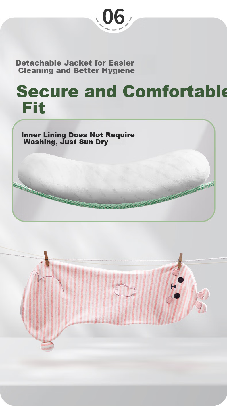 Legua Children's Sleeping Body Pillow Long Smile Rabbit Plush Side Sleep Leg Hug Pillow Kids Gift 11