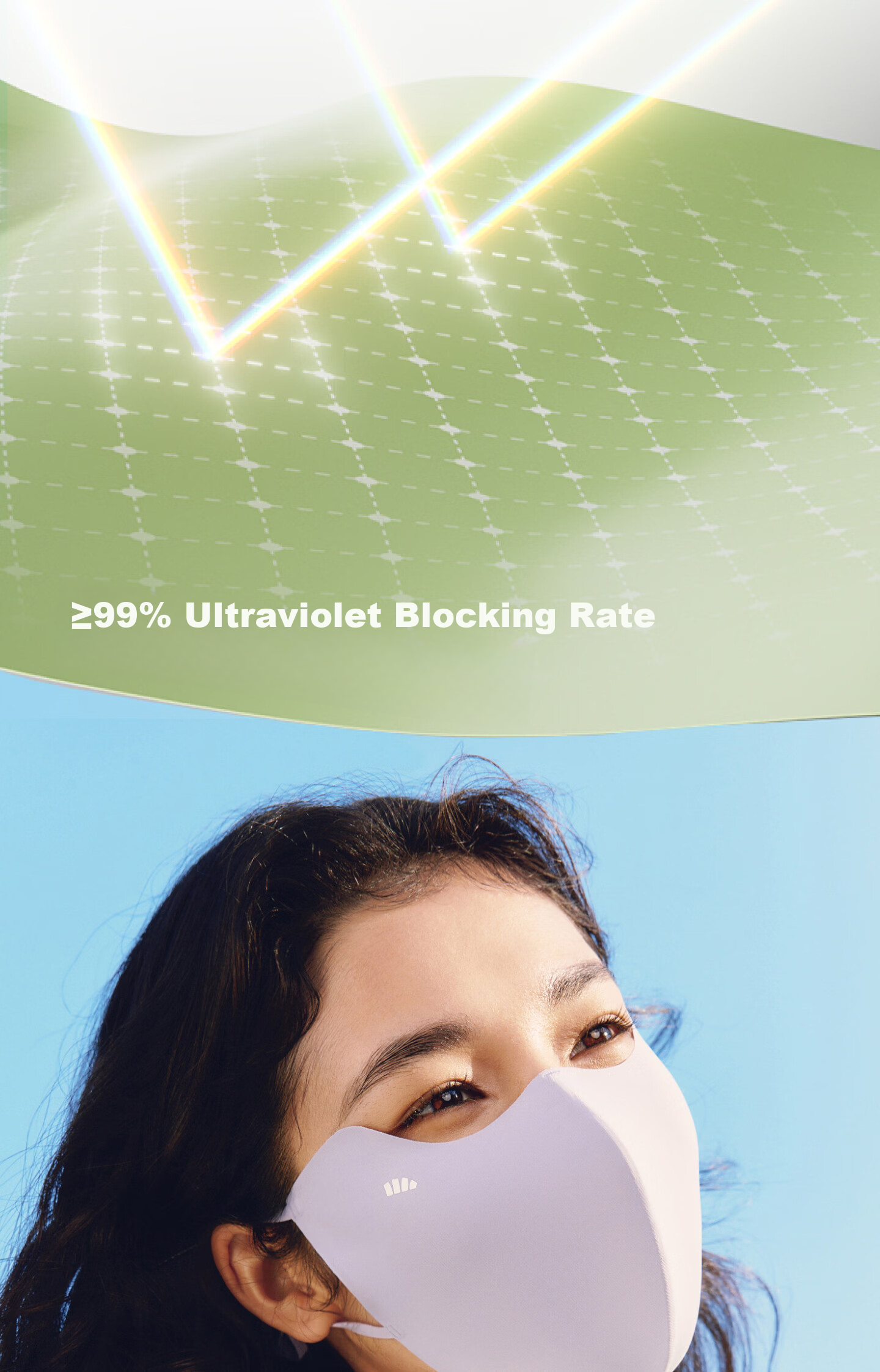 Beneunder Sunscreen Face Mask for Women UV Protection High-Value Lightweight Cooling Face Covering Black 5