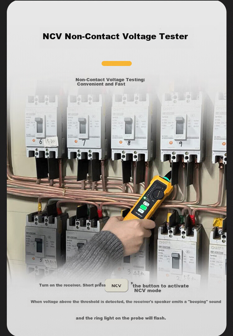 TriBrer Cable Tester Optical Power Meter Red Light Integrated Network Cable Detector Network Analyzer APM300N-CV15 7