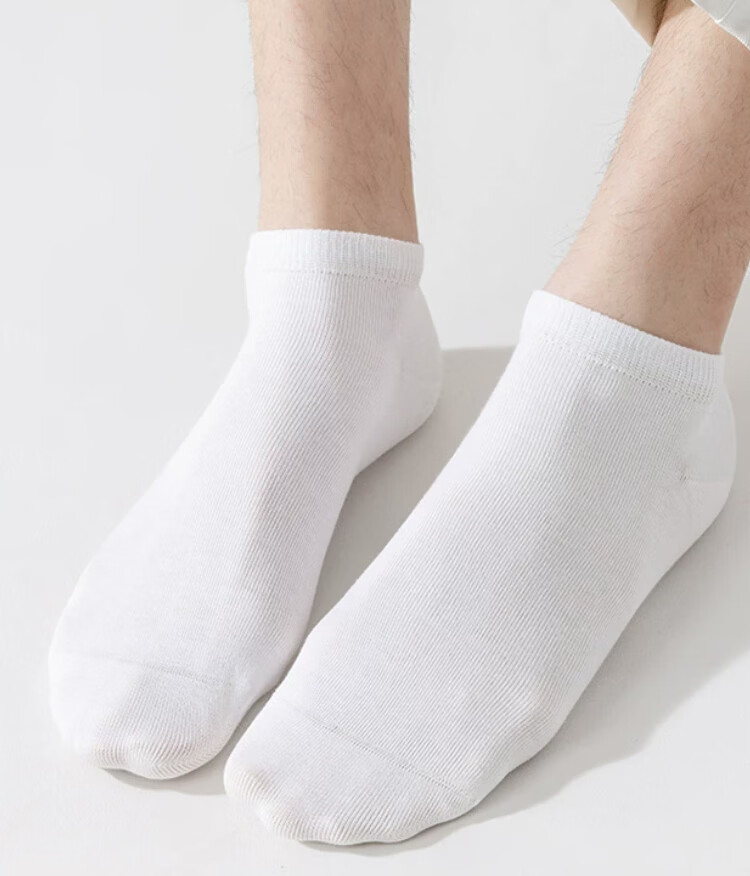 Banjeni Disposable Socks Unisex Portable Daily Throwaway Mid-High Tube Travel Breathable Odor-Resistant Wash-Free Socks 10