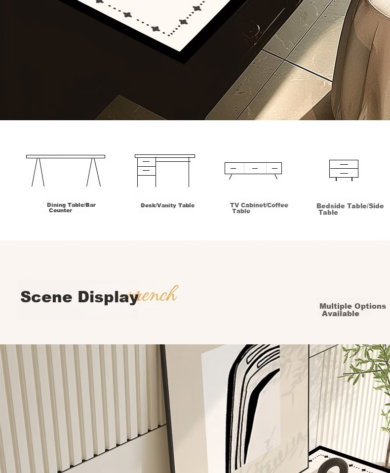 Fengliang Waterproof and Oil-Resistant Customizable Table Mat for TV Cabinet, Desk, Shoe Cabinet, 40x200cm 4