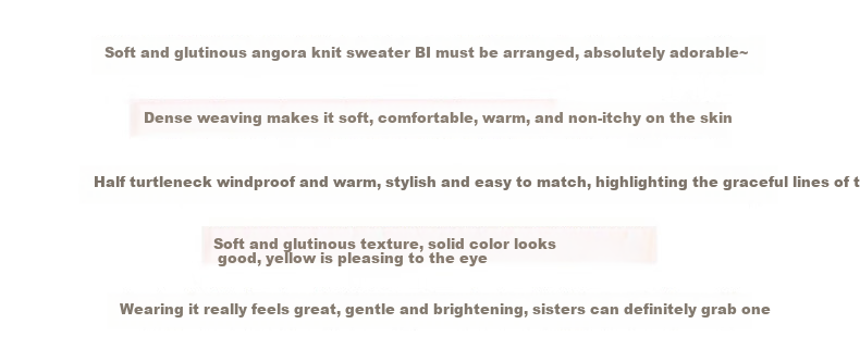 LangSha Knitted Base Layer for Women, Fall/Winter 2025 New Half Turtleneck Thickened Chanel-Style Inner Sweater, Warm Base Layer Top 2