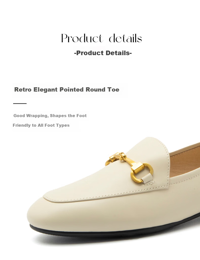BataBata Women's Loafers 2026 Spring Simple Daily Commuting Lambskin Flats 17526AA6 9