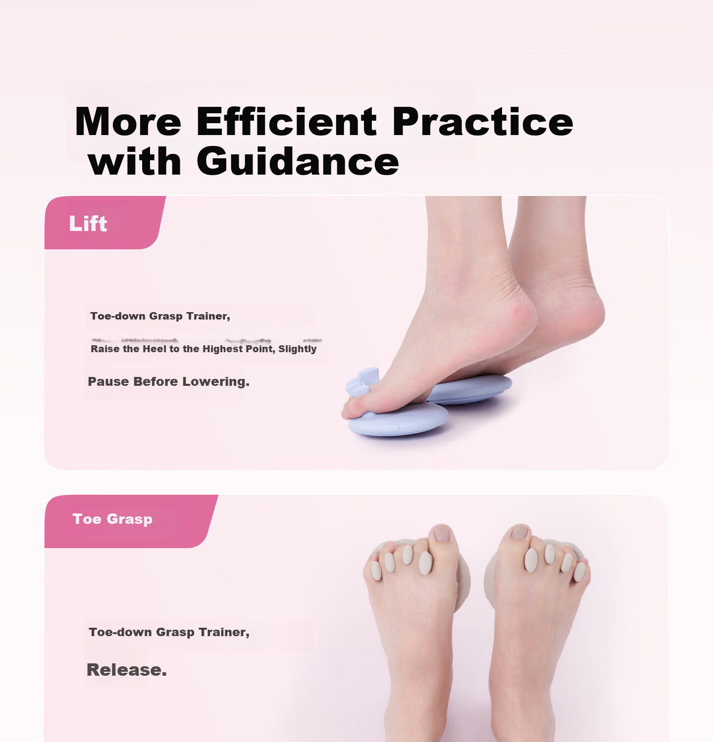 Keep Arch Trainer Leg Slimming Foot Exercise Flat Foot Correction Toe Valgus Aid Sakura Pink 13