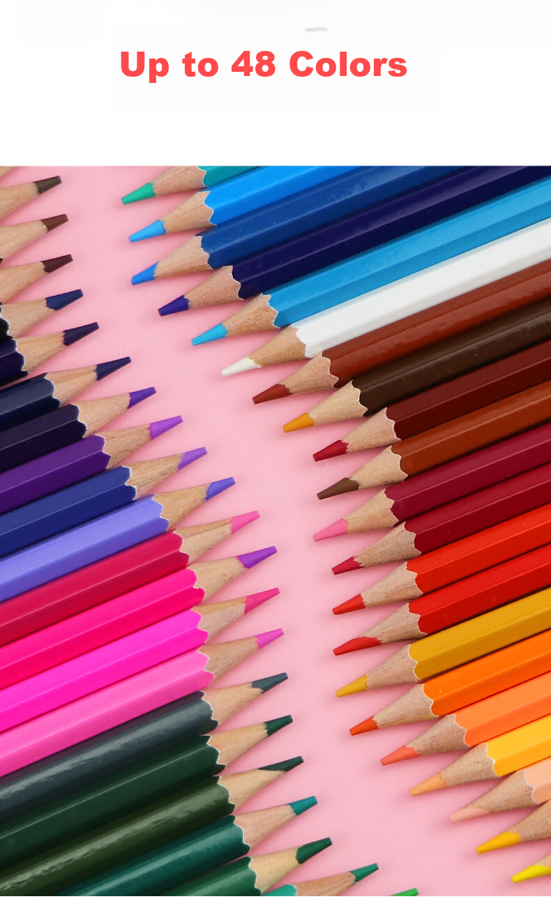 M&G Stationery 36-Color Water-Soluble Colored Pencils with Brush, Red Tube, Student Art Coloring Set, Birthday and Back-to-School Gift AWP36811 2