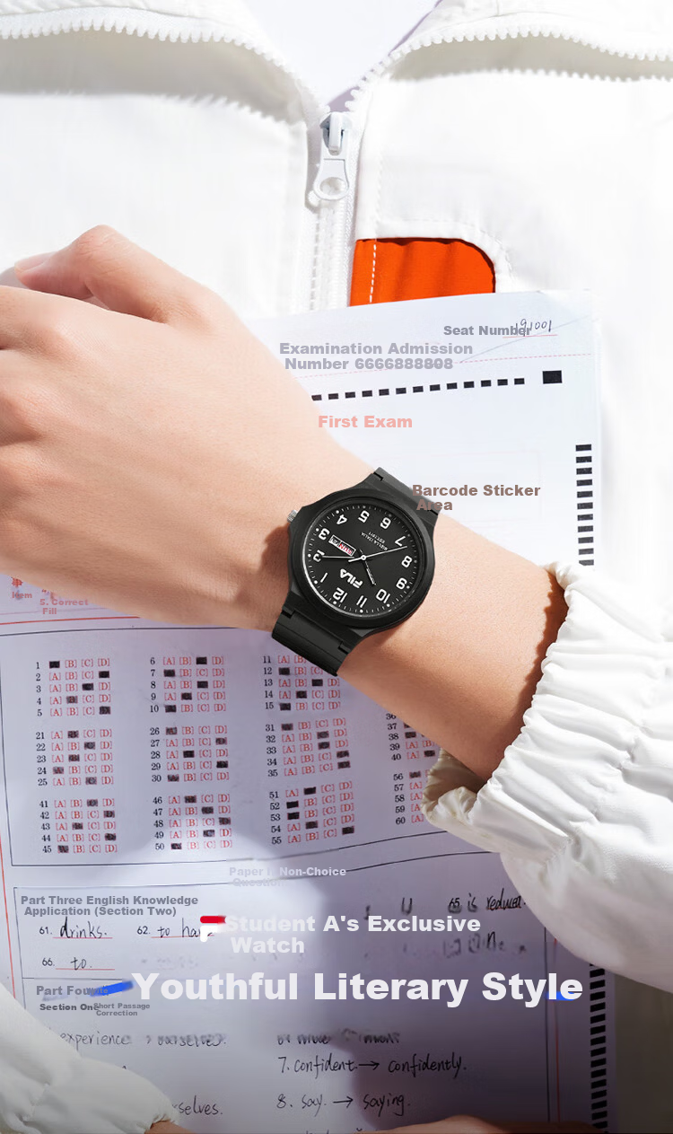 FILA Student Watch for Middle And High School Boys And Girls, Children's Exam Watch, Sports Watch Gift for Middle School Entrance Exam 6691-008 2