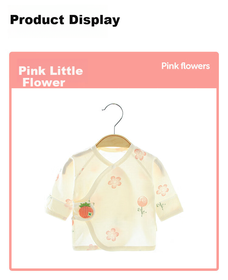 JOYNCLEON Newborn Summer Lightweight Cotton Baby Vest Infant Clothing Jyf210748 12