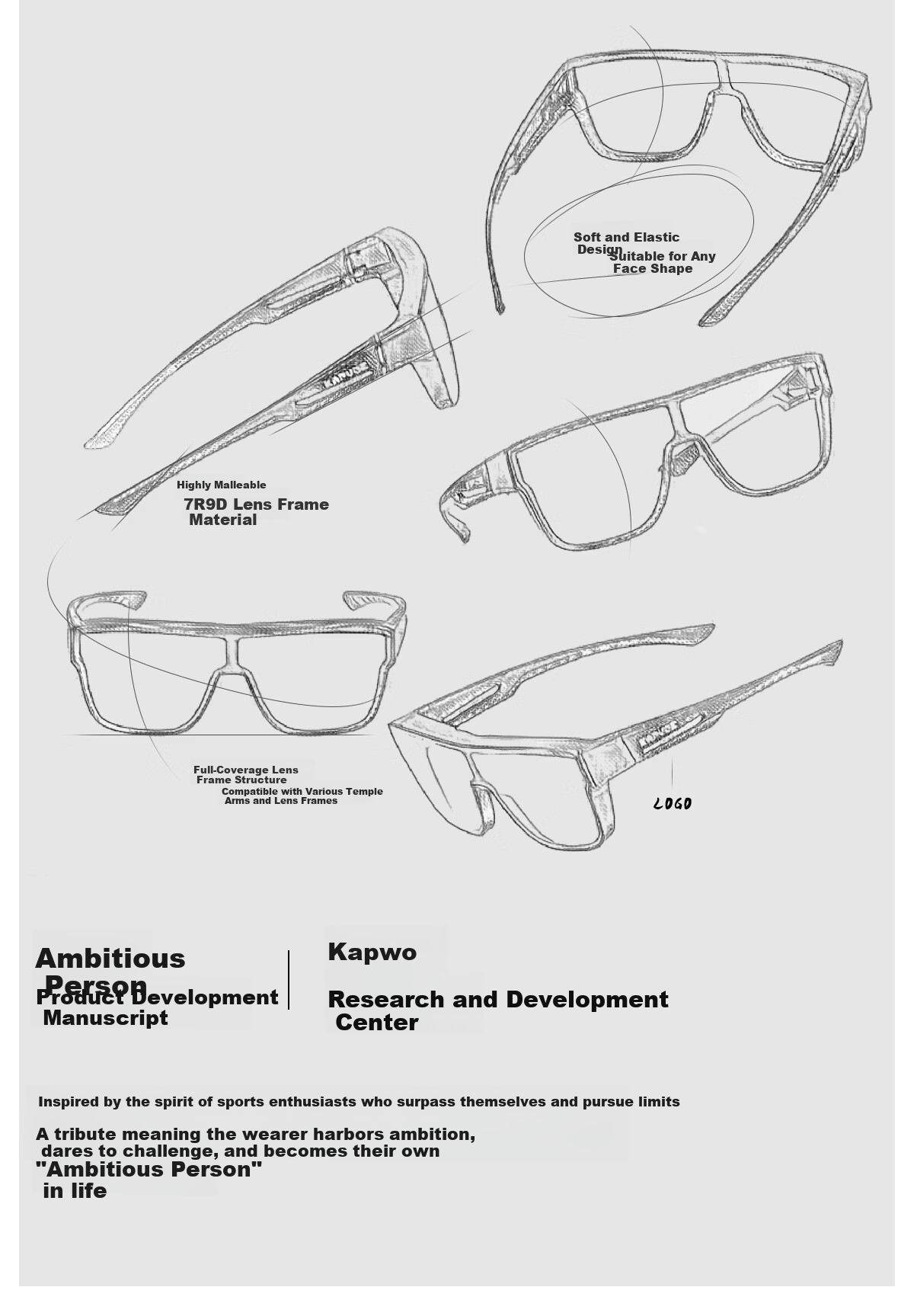 KAPVOE Cycling Glasses, Myopia Over- Glasses, Day And Night Use, UV Protection, Windproof, Dustproof, Large Frame, Photochromic Goggles 18
