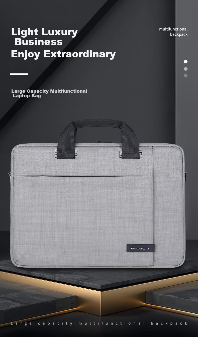 14/15 Inch Shockproof Business Large Capacity Imperial Laptop Bag Compatible with Huawei Apple Asus 1