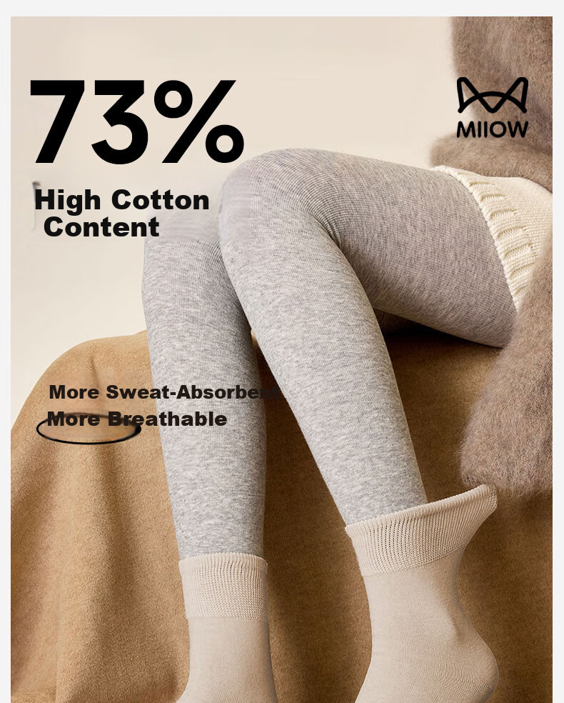 MiiOW Disposable Socks New Product Thick Mid-Calf Socks for Men And Women, Terry Cloth Floor Socks for Business Trips Travel No-Wash 3 Pairs 2