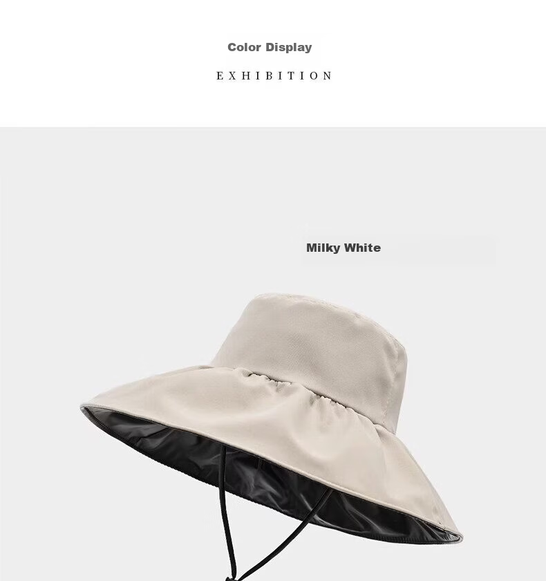 Jingtang Jingpin 2026 New Women's Sunshade Hat Spring Summer UV Protection Japanese Style Fisherman Outdoor Sun Hat 11