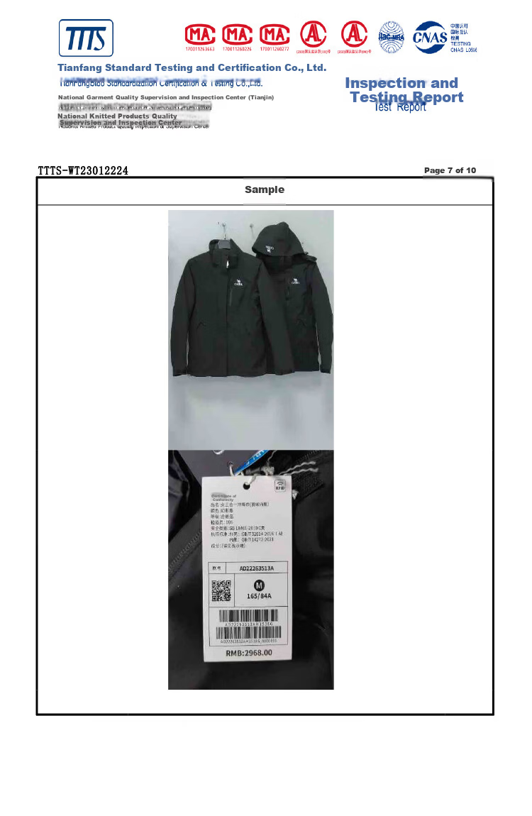 CAMEL Outdoor Three-in-One Waterproof Down Jacket Women's and Men's Mountaineering Coat AD22263513A 32