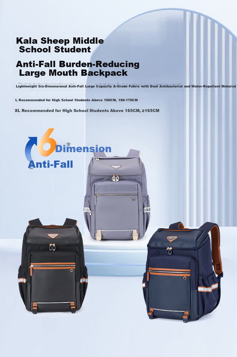 Kala Sheep Big Mouth Backpack 3.0 Lightweight Large Capacity Anti-Sagging School Bag for Boys and Girls Grades 4-6, Middle and High School Students 1