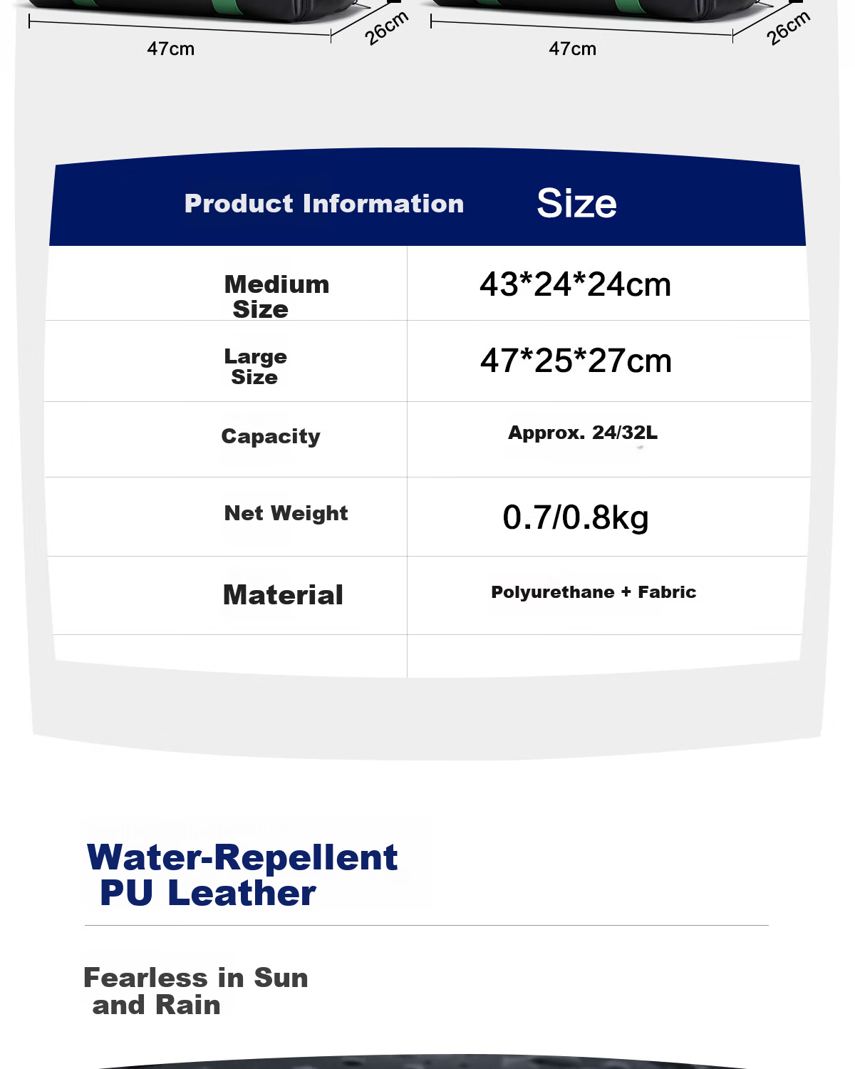 Hailan Home Travel Bag Hand Carry Luggage Bag Men and Women Sports Fitness Bag Short-distance Business Trip Luggage Bag Large Capacity Travel Bag 5