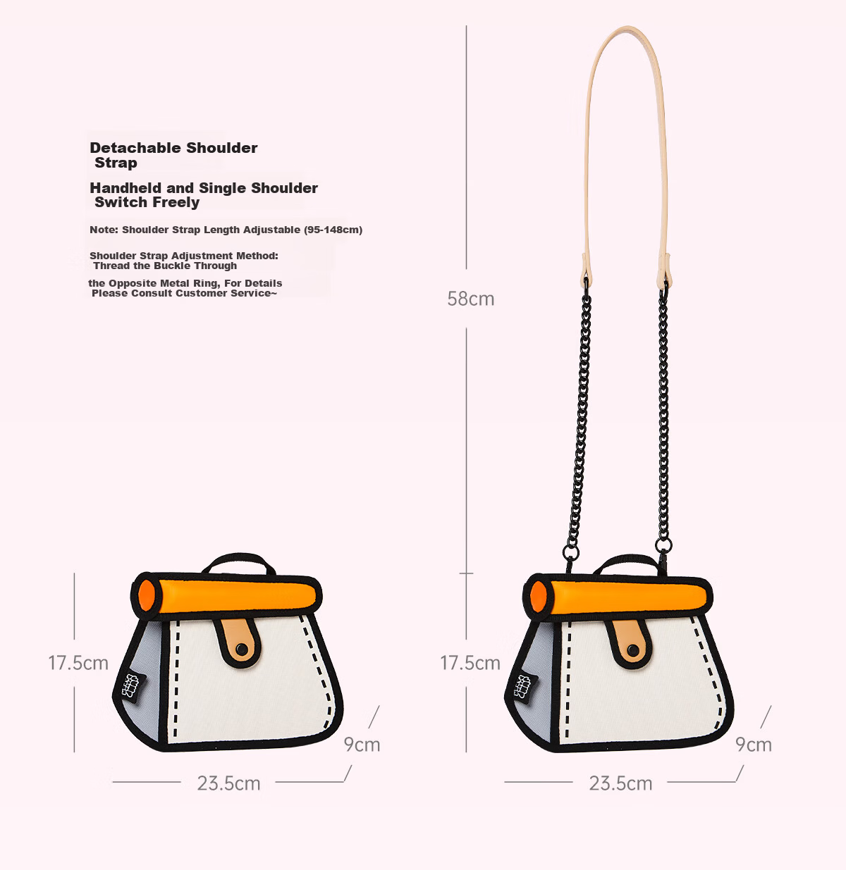 JumpFromPaper Birthday Gift for Women, Cake Bag, Anime Manga Crossbody Bag, Shoulder Bag, 2026 New Style, Bay Blue 3